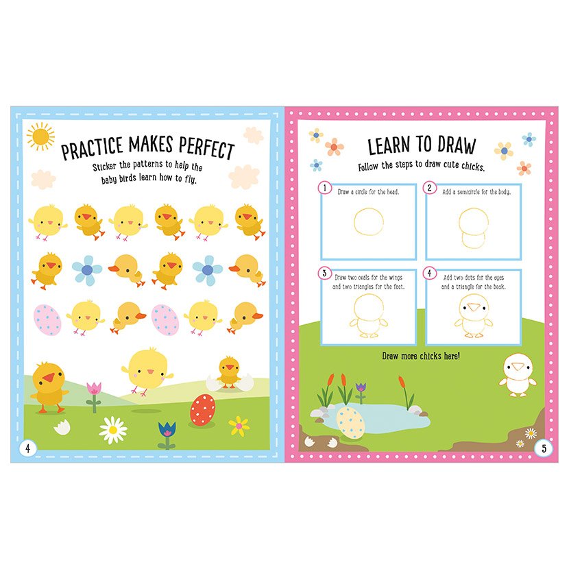 Make Believe Ideas Little Chicks Sticker Activity Fun Book