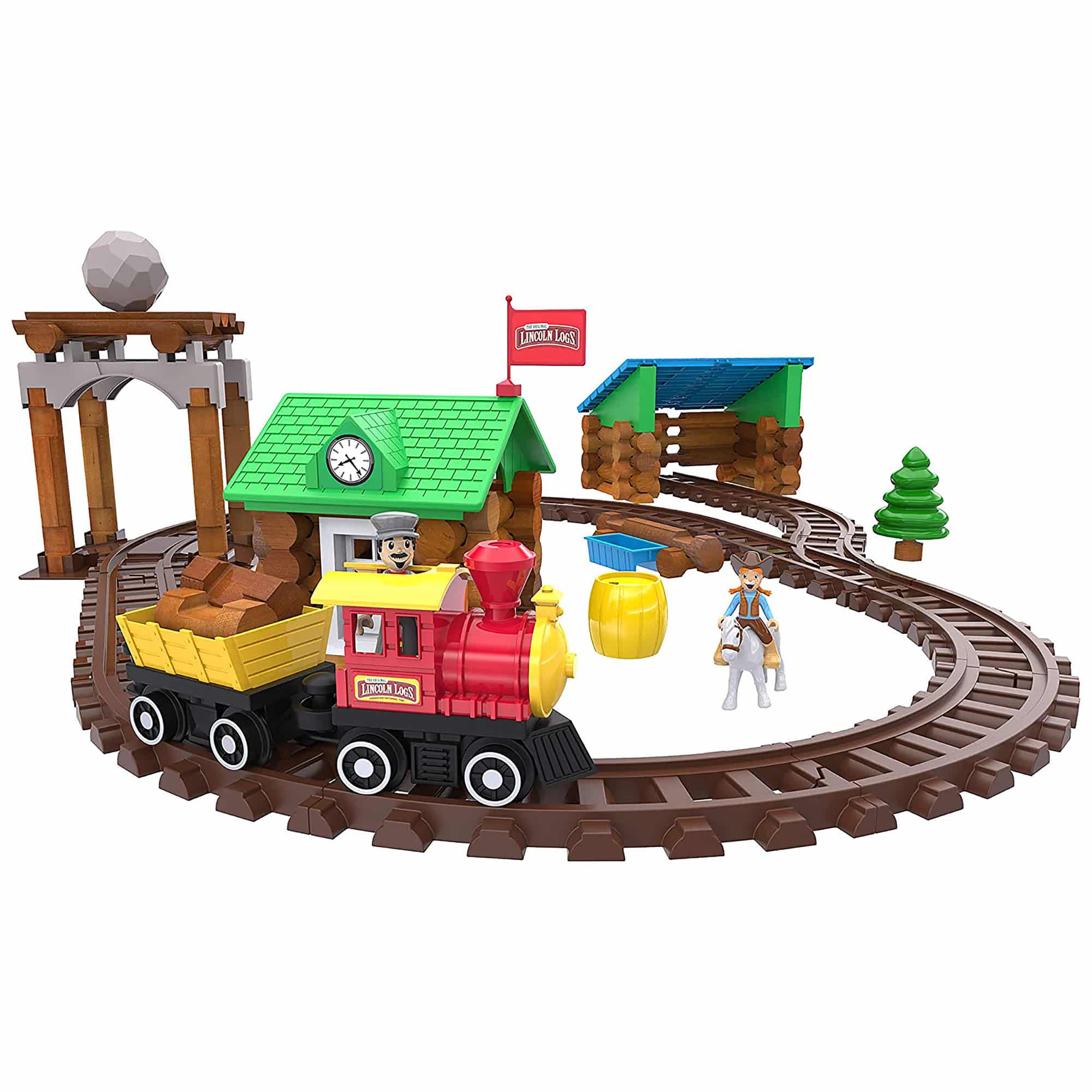 K'Nex Sawmill Train Express - Lincoln Logs
