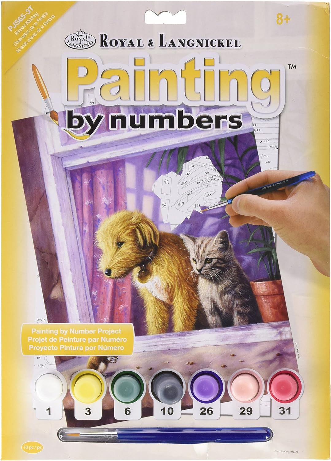 Royal & Langnickle Window Watching Paint By Number