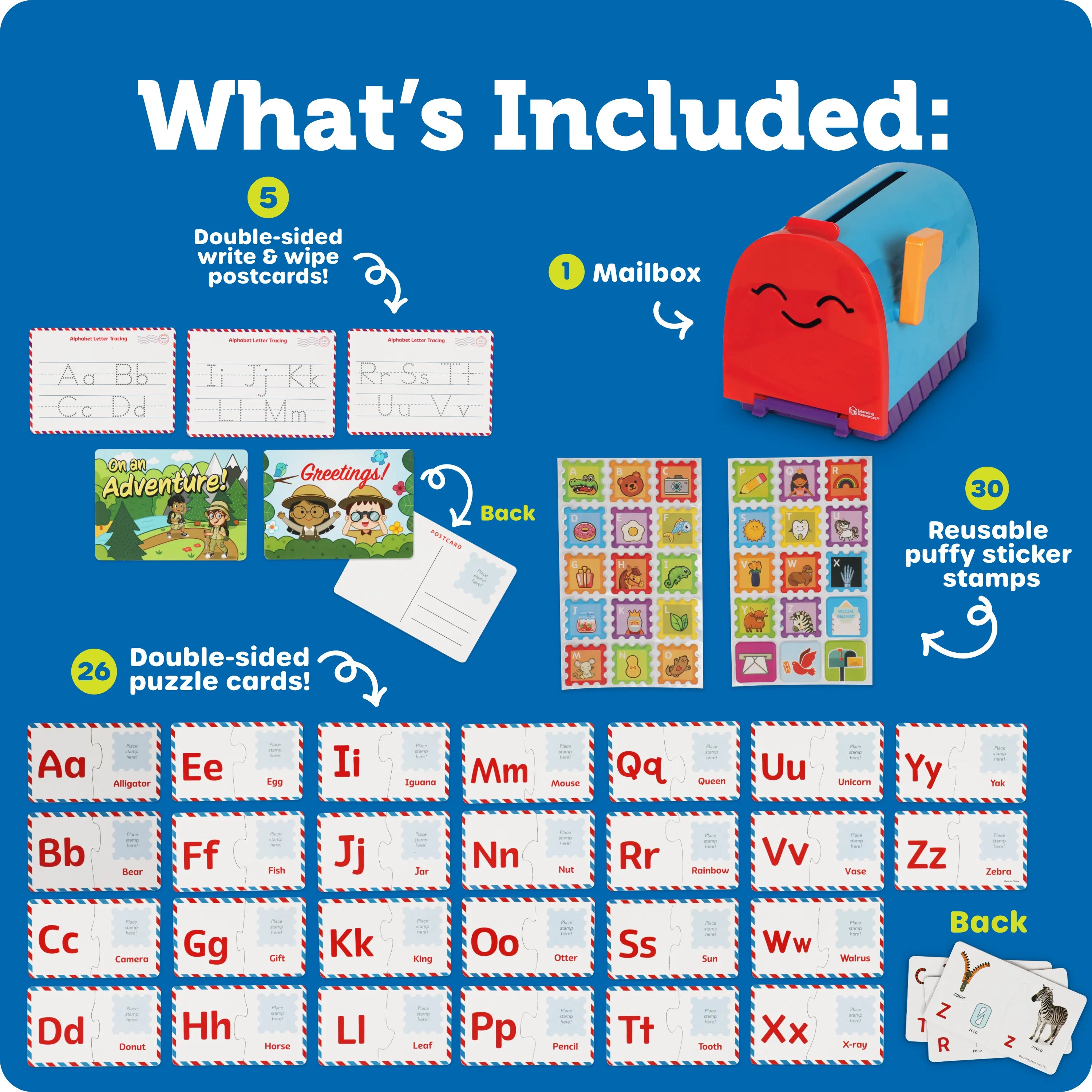 Learning Resourses Alphabet Learning Mailbox