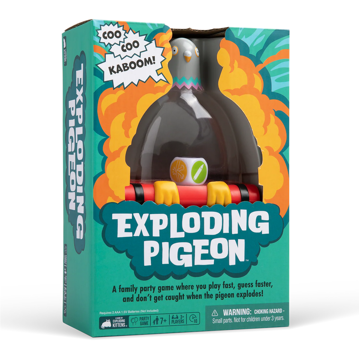 Exploding Toy Image A Game By Exploding Kittens Exploding Pigeons · Spark Toys Cobourg