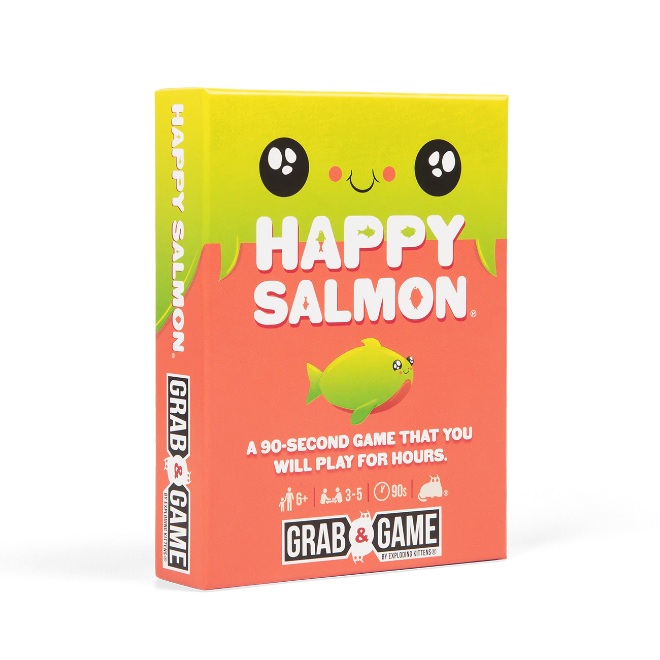 A Game By Exploding Kittens Happy Salmon Grab & Go Game