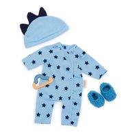 LullaBaby Blue Pj's & Hat Outfit