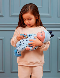 LullaBaby Blue Pj's & Hat Outfit