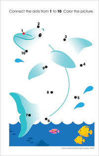 School Zone My First Dot To Dots Grades P-K Workbook