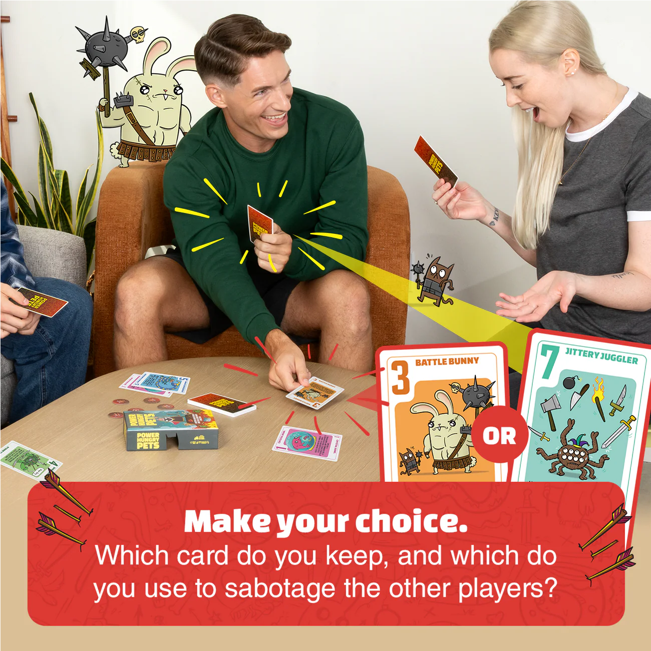 Exploding Kittens Power Hungry Pets