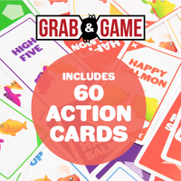 A Game By Exploding Kittens Happy Salmon Grab & Go Game