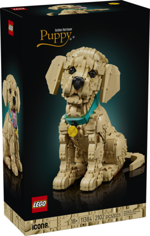 LEGO Icons Golden Retriever Puppy 11384