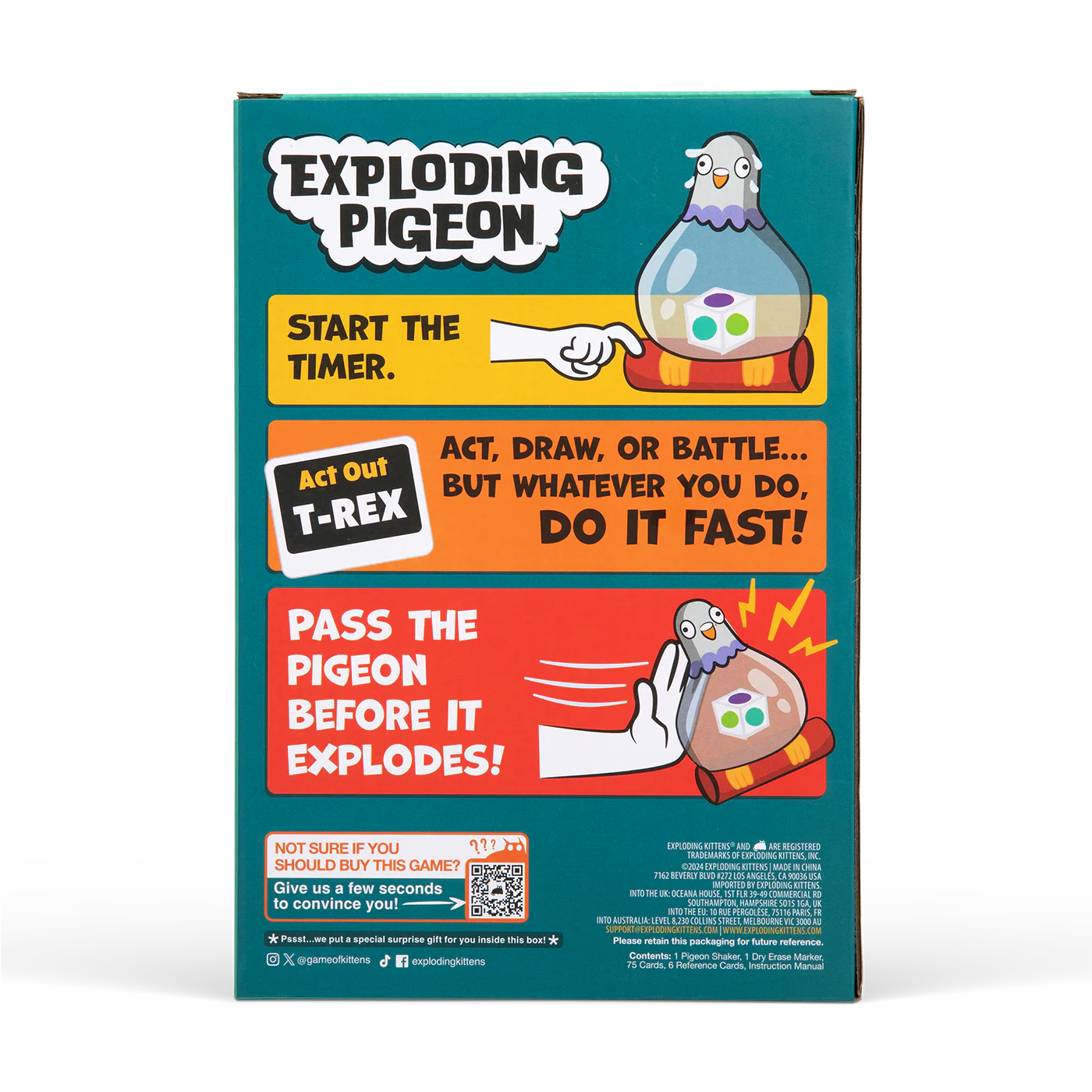 A Game By Exploding Kittens Exploding Pigeons