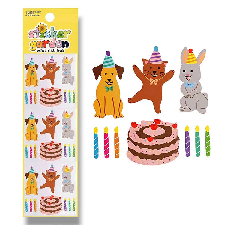 My Sticker Garden Classic Birthday Pets