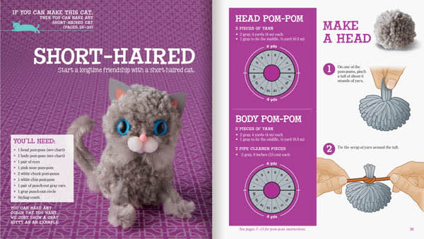 Klutz Pom-Pom Kitties: Make Your Own Cute Cats