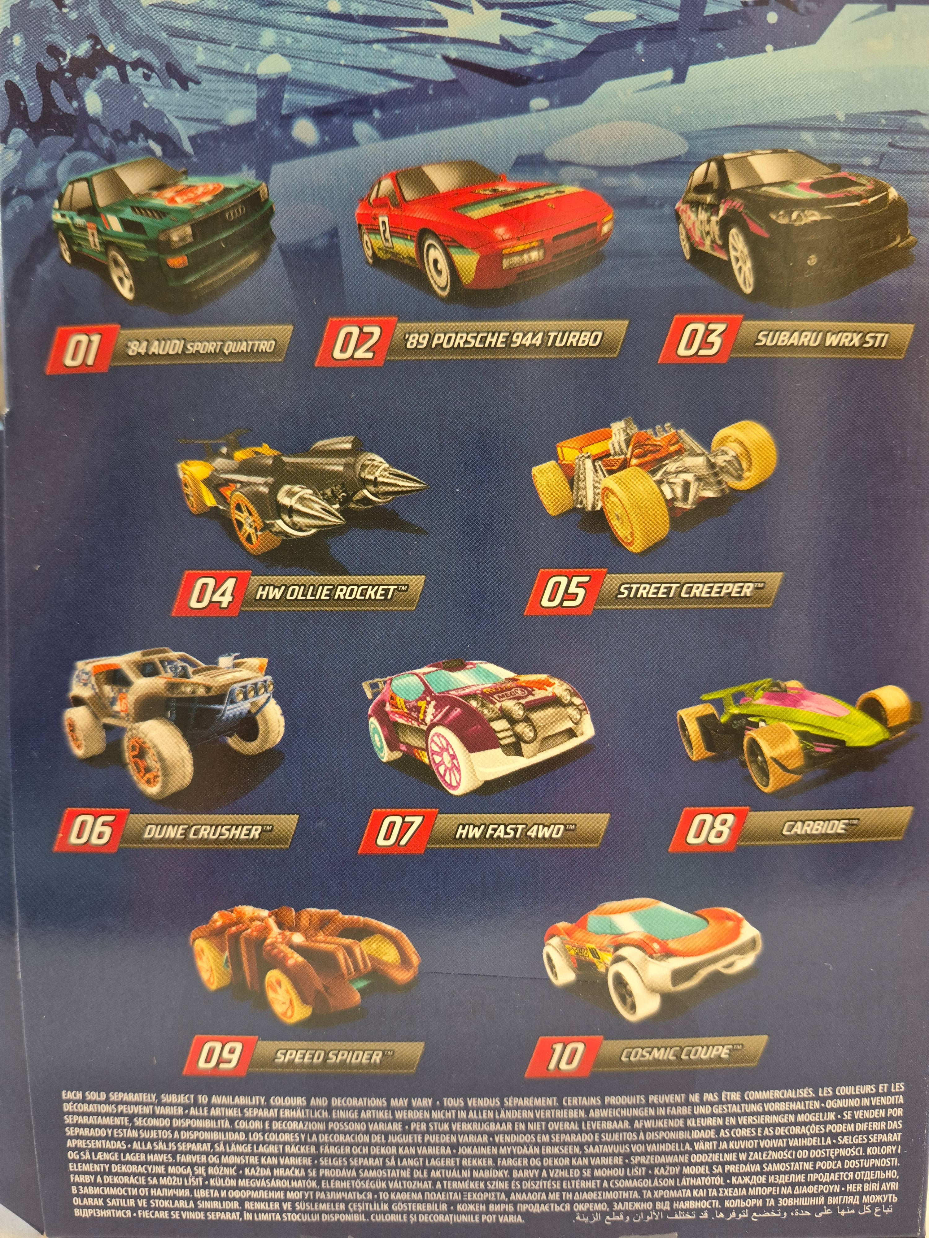 Hot Wheels 1:64 DIECAST - MYSTERY MODELS ASSORTED