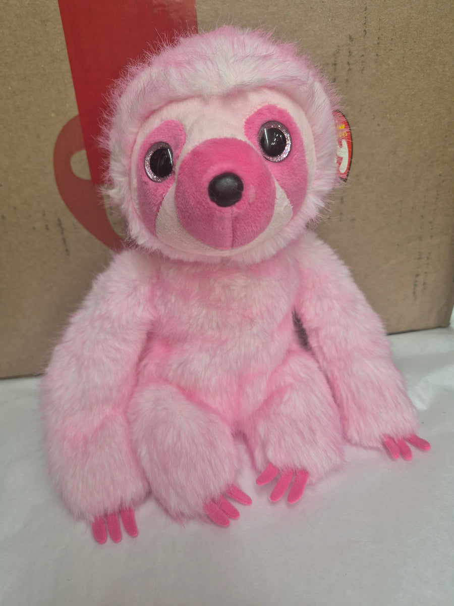 TY Blossom Pink Sloth Medium