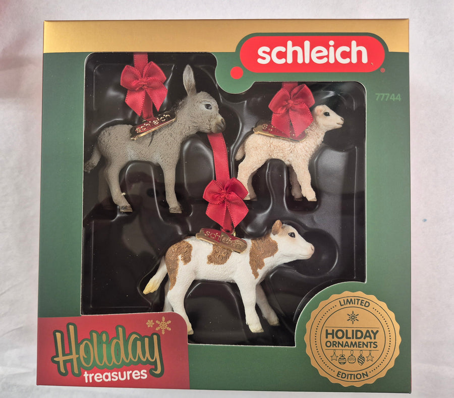 Schleich Festive Farm Friends Ornaments 77744