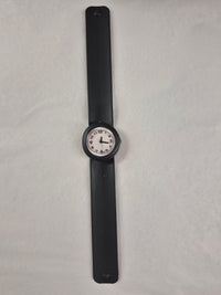 Black Thin Black Slap On Watch