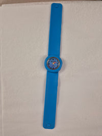 Blue Thin Slap On Watch