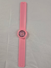 Pink Thin Slap On Watch