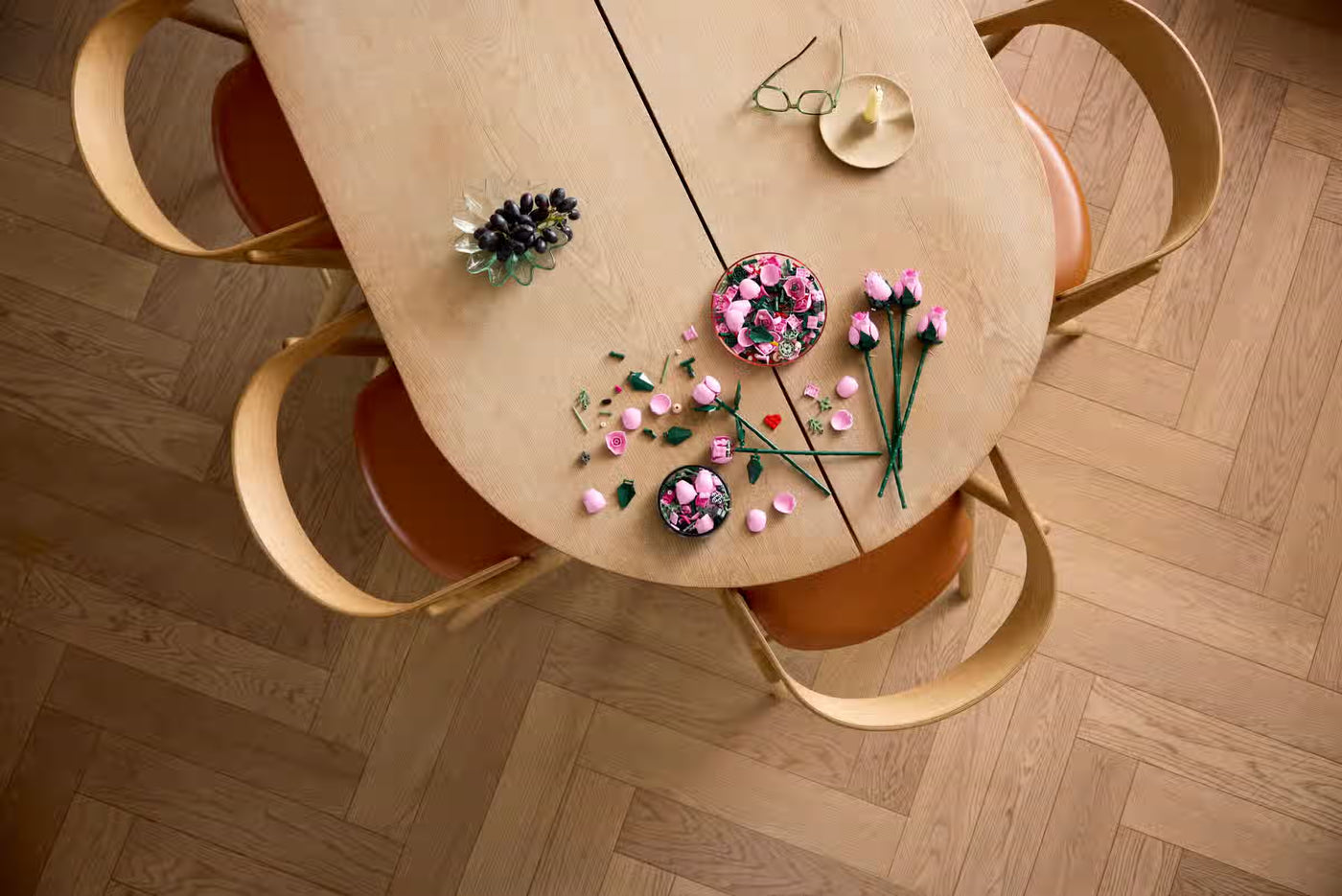 LEGO Botanicals Bouquet of Pink Roses 10374