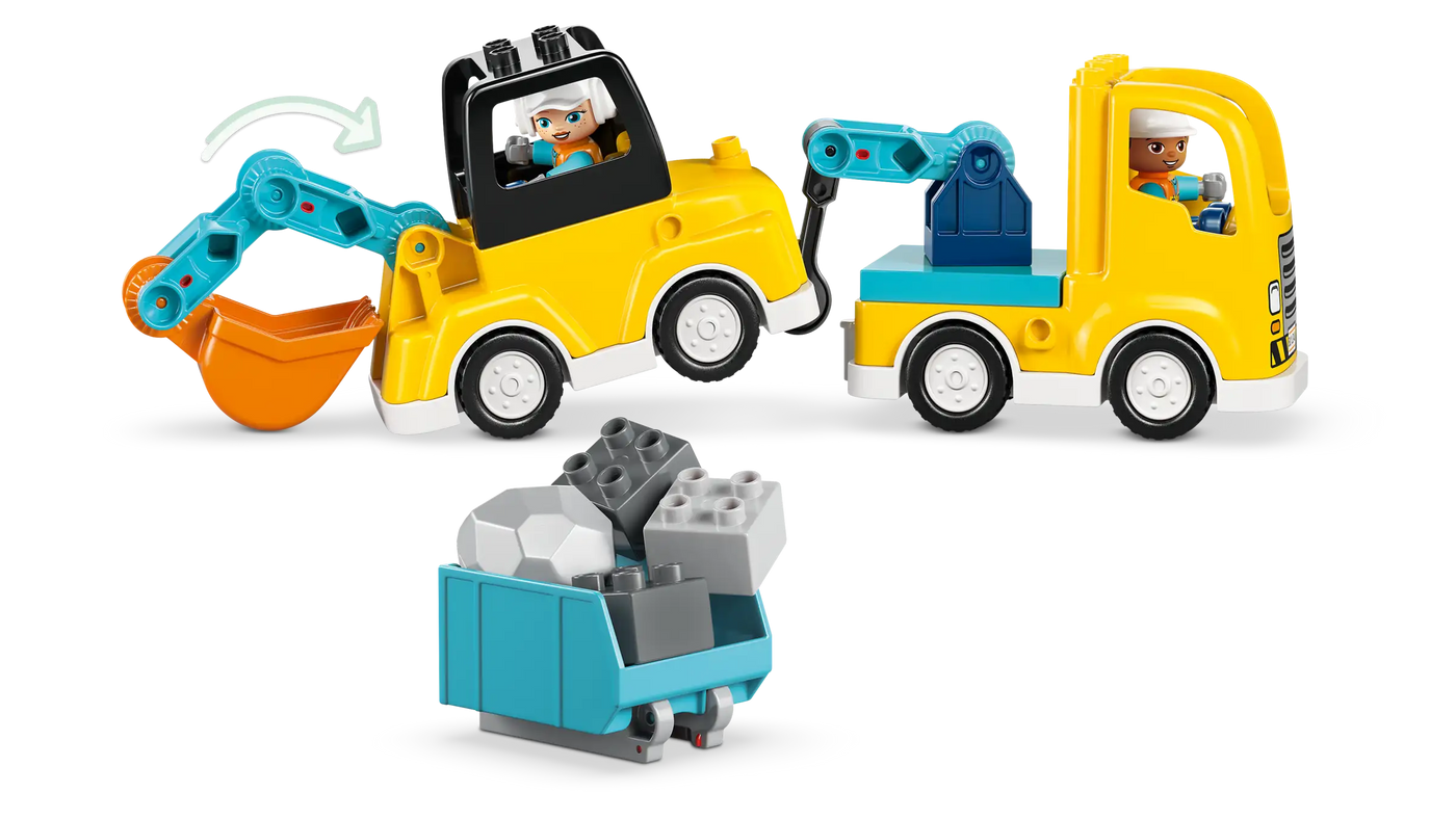 Lego Duplo 3 in 1 Construction Vehicles 10475