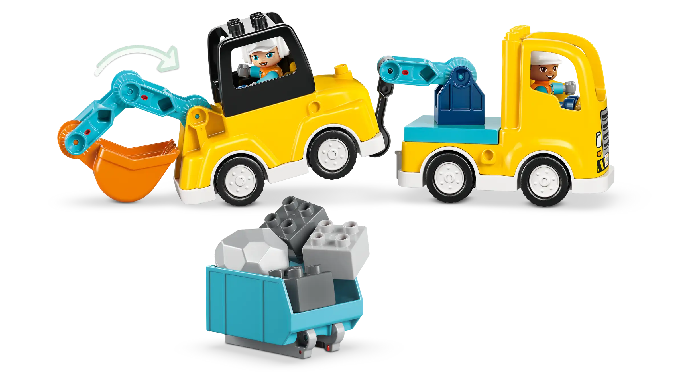 Lego Duplo 3 in 1 Construction Vehicles 10475