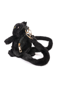 Great Pretenders Black Cutie Mini Kitty Backpack