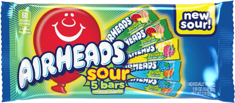 Airheads Sour Assorted 5 Pack