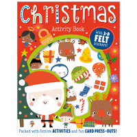 Make Believe Ideas Christmas Activity Book with Felt Stickers