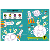 Make Believe Ideas Space Glow In The Dark Sticker Activity Book