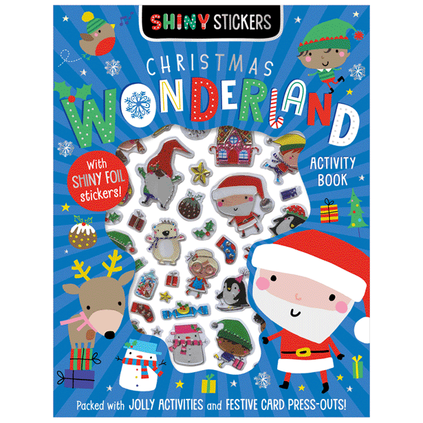 Make Believe Idea Christmas Wonderland Activity Book with Shiny Stickers