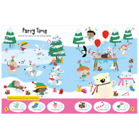 Make Believe Idea Christmas Wonderland Activity Book with Shiny Stickers