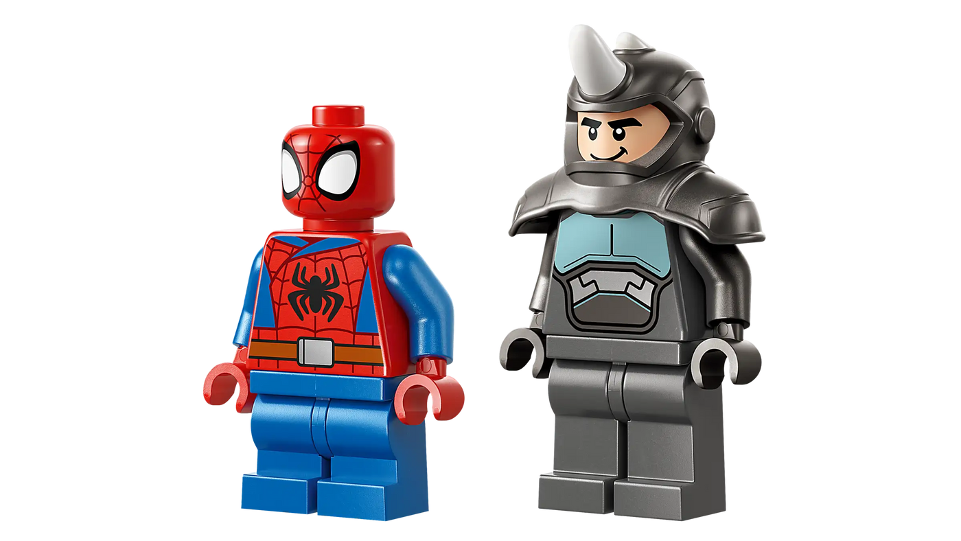 Lego Spidey Spidey On His Motorcycle Vs Rhino 11206
