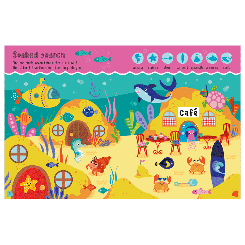 Make Believe Ideas Shark Lagoon Activity Book