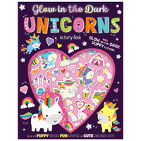 Make Believe Ideas Glow In The Dark Unicorn Activity Book