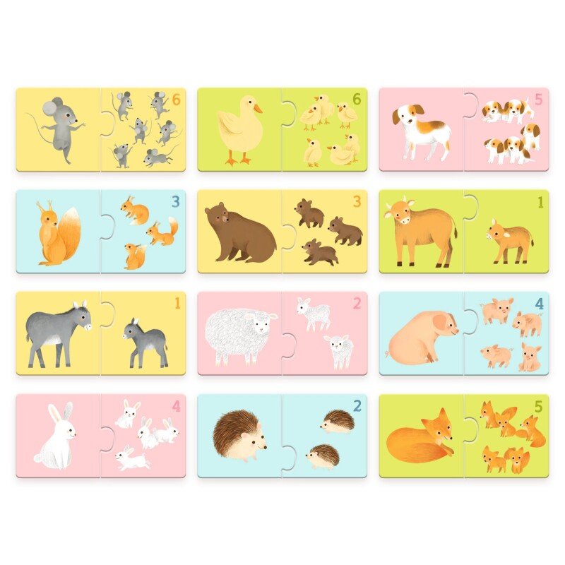 Djeco Baby Animals Puzzle Duo