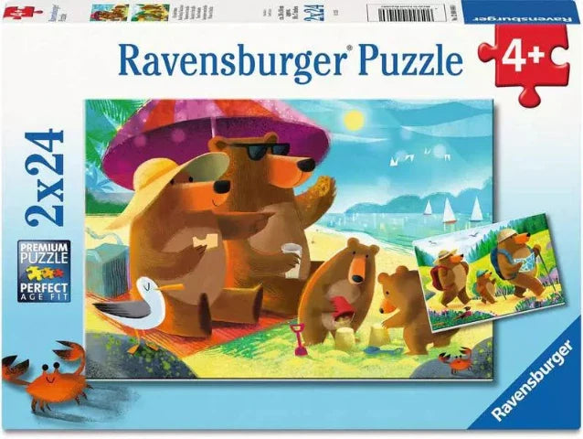 Ravensburger Bear Family Vacations 2x24 Piece