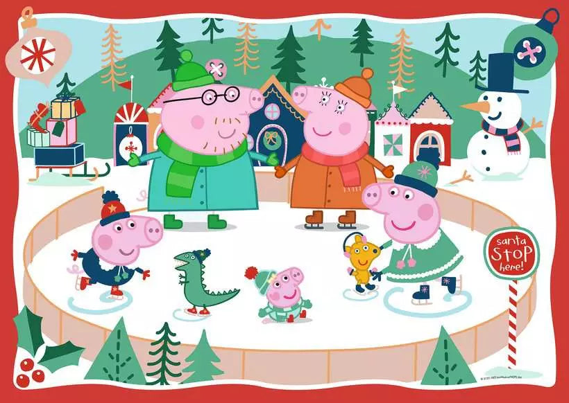 Ravensburger Peppa Pig Christmas 24 Giant Floor Puzzle