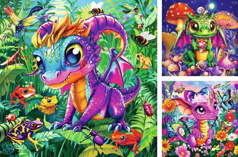 Ravensburger Baby Garden Dragons 3x49 Piece