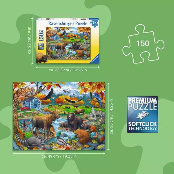 Ravensburger Wildlife Gathering 150 Piece XXL