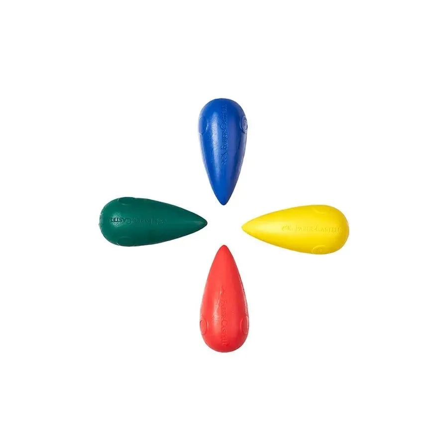 Faber-Castell Crayon Pre-School Drop Shaped/4 Pcs