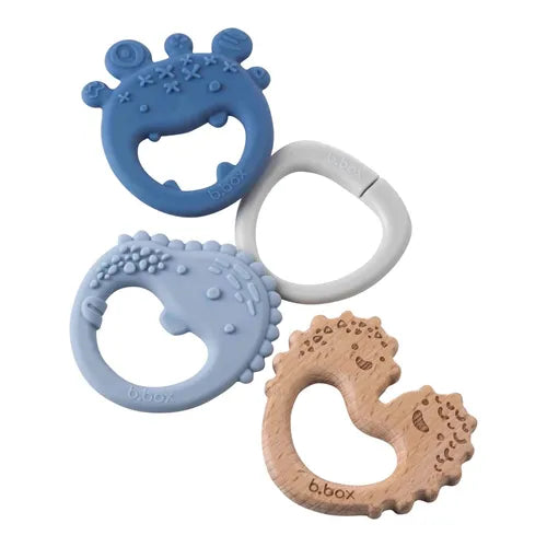 B.Box Lullaby Blue Trio Teether