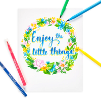 Ooly Brilliant Brush: Brush Markers