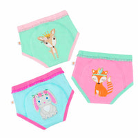 Zoocchini Woodland Princess Organic Cotton 3 Piece Potty Training Pants
