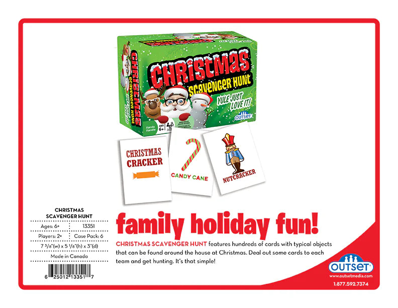 Outset Christmas Scavenger Hunt