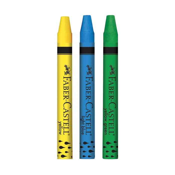 Faber-Castell Watercolour Crayons With Free Brush -  Box Of 15