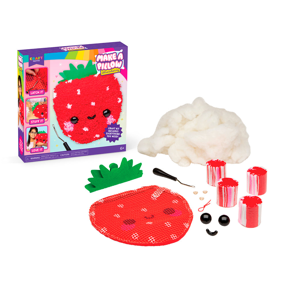 Craft Tastic Strawberry - DIY Make a Pillow
