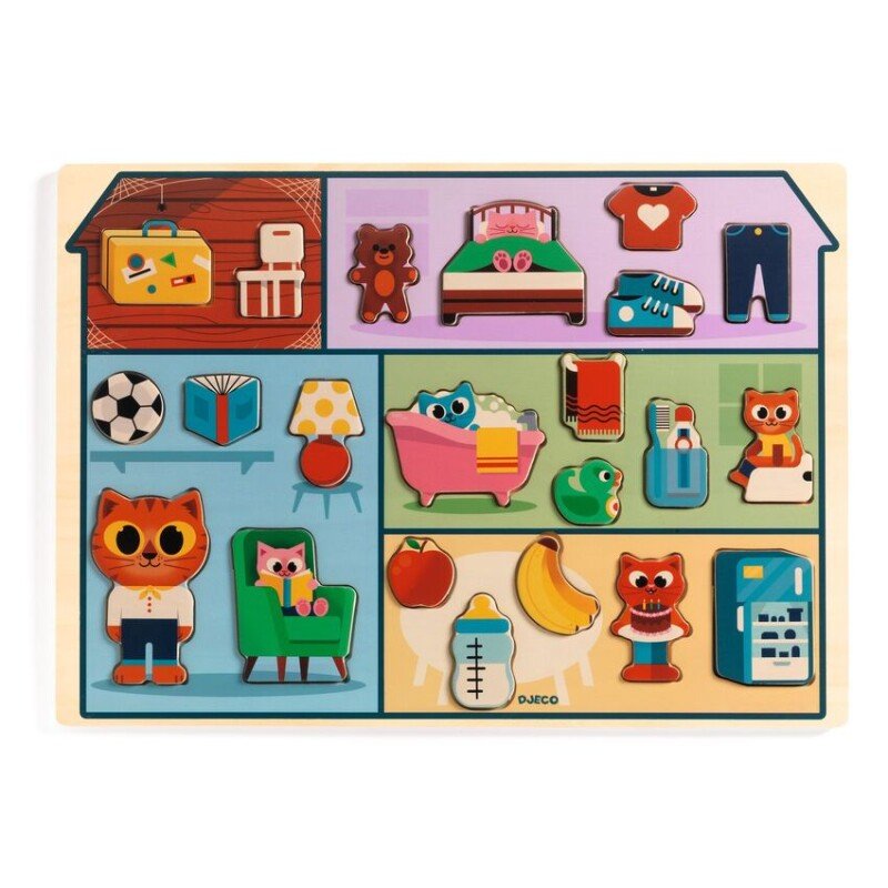 Djeco Puzzlo House Wooden Puzzle