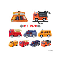 Pull Back Mini Work Vehicles