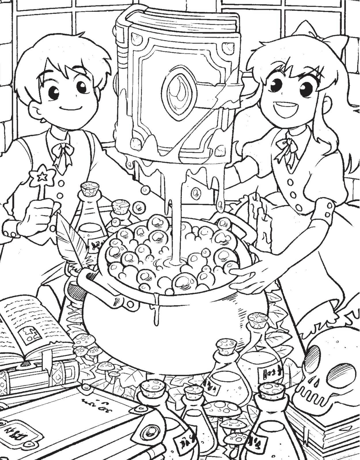 Scholastic The Official Hooky Colouring Book