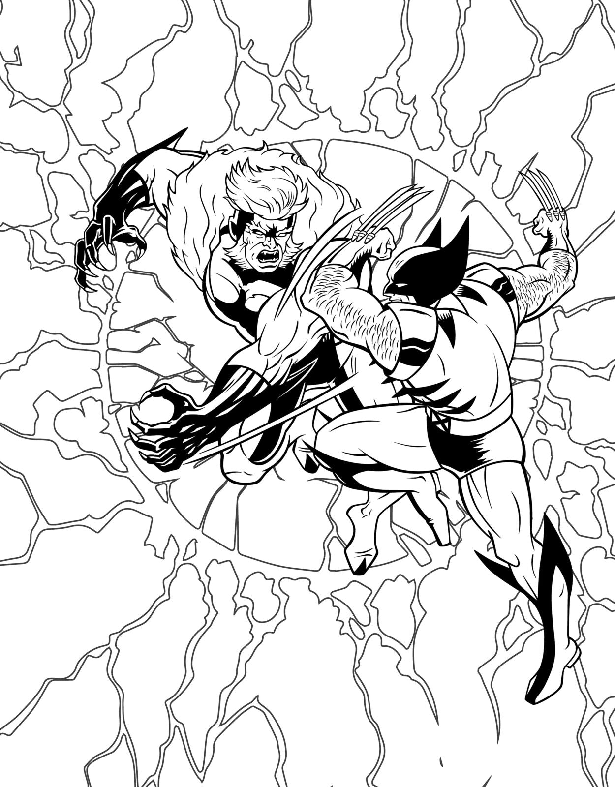 Scholastic The Offical X-Men Colouring Book