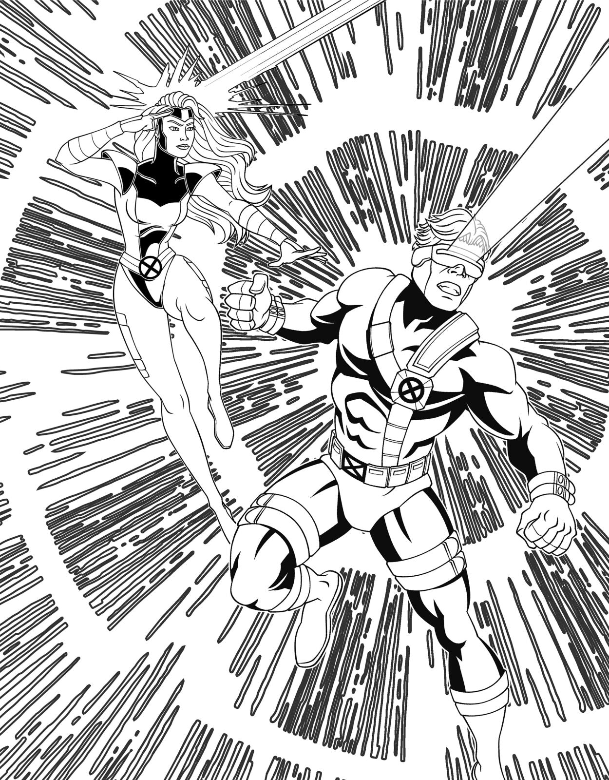 Scholastic The Offical X-Men Colouring Book